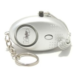 Metallic Mini Key Ring Torch Alarm