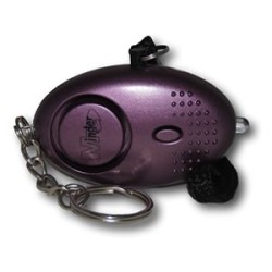 Metallic Mini Key Ring Torch Alarm