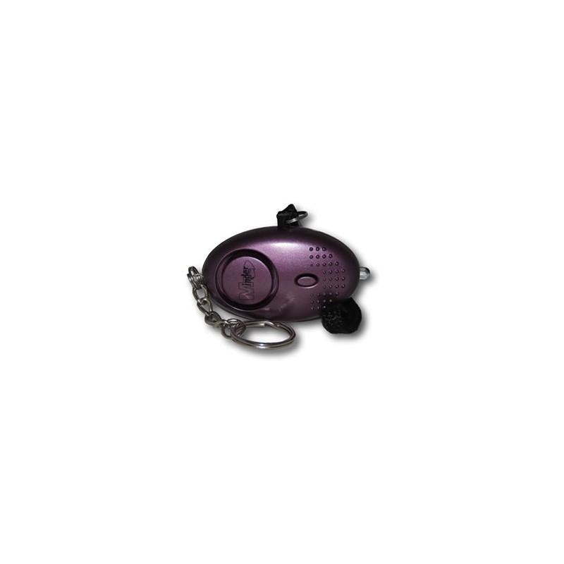 Metallic Mini Key Ring Torch Alarm